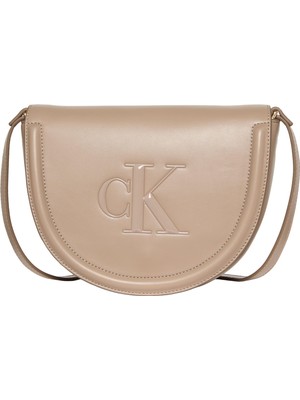 Prime Life Bold Ck Saddle Crossbody Kadın Çapraz Askılı Çanta Desert Taupe Os