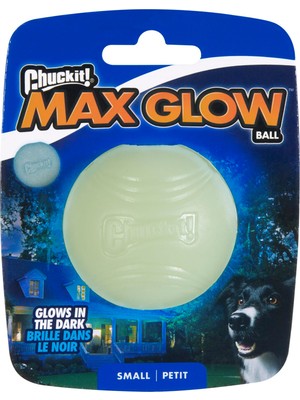 Prime Life Max Glow Gece Parlayan Köpek Oyun Topu – Fosforlu, Dayanıklı ve At-Getir Oyun Topu - (Small)