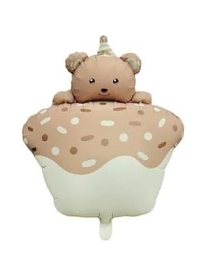Prime Retro Pastel Kek Folyo Balon Karamel 52.5-72.5 cm