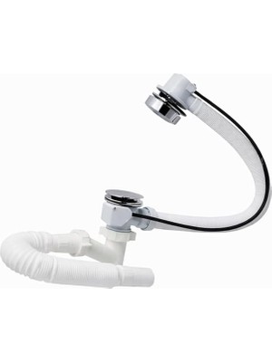 Tromplemi Kumandalı Otomatik Küvet Jakuzi Sifonu Stoplu