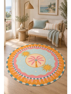Rugs Modern Halı Nora Viva Özel Tasarım Çok Renkli Ince Dokuma Salon Halısı