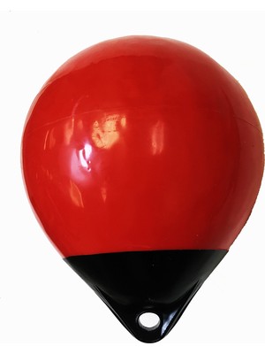 Kufa Kırmızı/siyah 30,48 cm Çap (Şişirilmiş Boyut: 30,48 cm x 38,1 Cm) Işaret Şamandıra Demiri Çapa Kaldırma Şamandıra A30