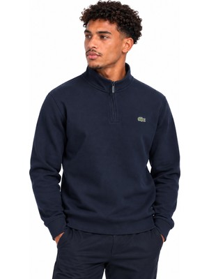 Lacoste Erkek Slim Fit Yarım Fermuar Sweatshirt