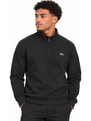 Lacoste Erkek Slim Fit Yarım Fermuar Sweatshirt