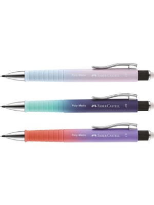 Ms Polymatic Flow Edition Versatil, Otomatik 07. Uç,ergonomik Üçgen Gövde,çevir Aç Silgi