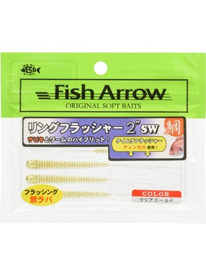 Fish Arrow Flash-J Ring Flasher Sw 2" (6 Adet/paket) #T02 Clear Gold Olta
