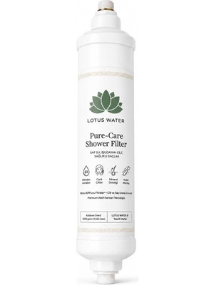 MSP Water Pure-Care Duş Filtresi,%99 Klor Filtreleme, Aktif Karbon + Kdf + Vitamin C, Saç ve Cilt Için Banyo Su Arıtma Filtresi, Kolay Montaj**