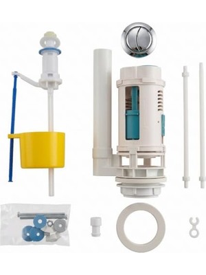 Çift Kademeli Rezervuar Takımı, 3/6 L ve Sessiz Dolum Özelliği