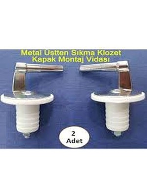 MSP Metal Klozet Kapak Vidası Üstten Sıkmalı