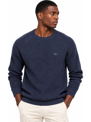 Lacoste Erkek Slim Fit Fitilli Örme Kazak