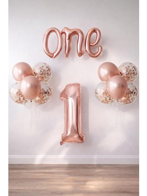 MSP Yaş Doğum Günü Parti Kutlama Seti (Rose Gold)
