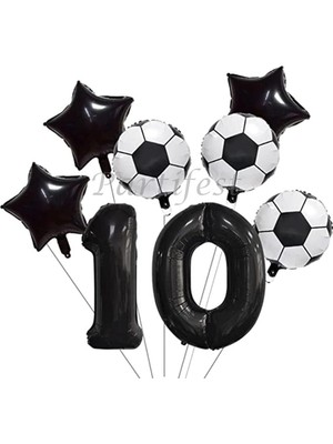 MSP Temalı 10 Yaş Balon Seti Doğum Günü Dekorasyonu Psmacblnst