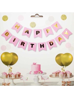 MSP Zemin Happy Birthday Gold Banner