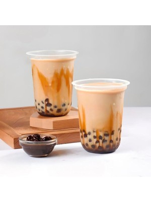 MSP Bubble Tea Pet Bardak 12-14OZ 350-400ML 50 Adet