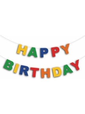MSP Partisi Happy Birthday Harf Afiş