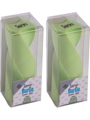 MSP Burgo Silgi Model1 Pastel Elma Ysl Tekli Pet 2li Paket