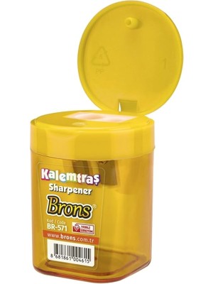 MSP Silindir Hazneli Kalemtraş, BR-571, Karışık Renk