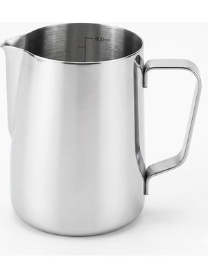 MSP Çelik Süt Potu - Kahve Potu - Pitcher Sütlük - Süt Köpürtüp - Köpürtme Kabı- 600 ml