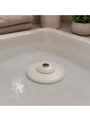 MSP ve Lavabo Süzgeç Tıkacı, Su Geçirmez Gider Kapatıcı, Pratik Banyo Gider Kapağı, Küvet ve Lavabo Için Evrensel Gider Tıkama Aparatı