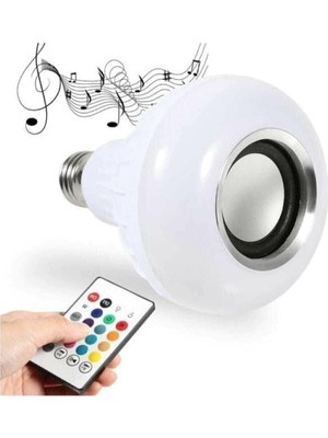 MSP Pratik Kullanım Music Bulb Bluetooth Hoparlör Akıllı LED Ampul Lamba