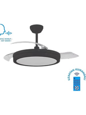 MSP Vanti KCF306 Smart Aydınlatmalı Uzaktan Kumandalı Tavan Vantilatörü