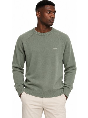 Gant Bisiklet Yaka Regular Fit Pamuk Triko
