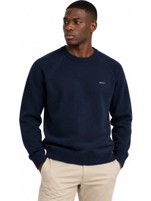 Gant Bisiklet Yaka Regular Fit Pamuk Triko