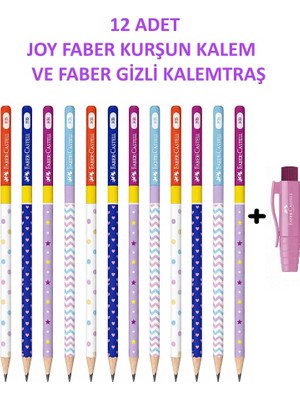 MSP Joy Kurşun Kalem Hb 12'li Set ve Gizli Kalemtraş