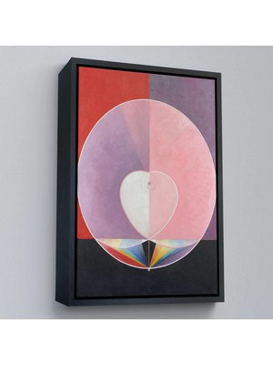 Uslucan Alışveriş Ahşap Çerçeveli Hilma Af Klint - Güvercinler Tablosu - DOVES-7284
