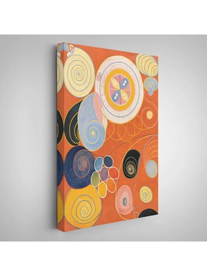 Uslucan Alışveriş Ahşap Çerçeveli Hilma Af Klint - Gençlik TABLOSU-7314