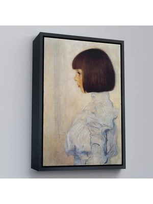 Uslucan Alışveriş Ahşap Çerçeveli Gustav Klimt - Helene Klimt'in Portresi TABLO-7380