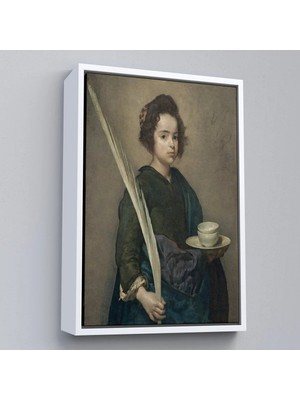 Uslucan Alışveriş Ahşap Çerçeveli Diego Velazquez - Aziz Rufina TABLO-7390