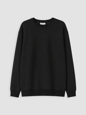 Lc Waikiki Yeni Sezon Siyah Bisiklet Yaka Erkek Sweatshirt