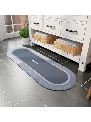 Toptan Sihirli Paspas Banyo Paspası Su Emici Mutfak Koridor Paspas Kaymaz Tabanlı 40CM - 120CM Yuvarlak