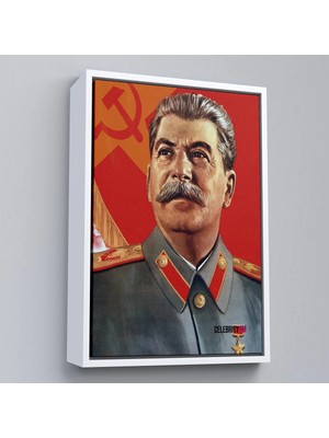 Uslucan Alışveriş Ahşap Çerçeveli Joseph Stalin Rusya ve Sovyetler Birliği Sscb TABLO-7683