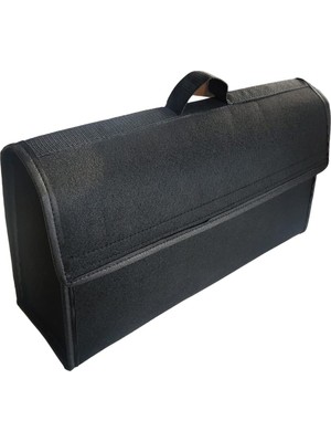 Bagaj Çantası Oto Bagaj Düzenleyicisi Organizer Siyah 50X20X15CM Su Geçirmez Ithal Keçe Kumaş