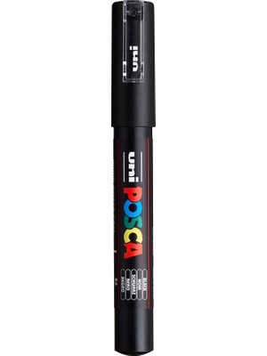 Merfi Store Pc-1m Su Bazlı Poster Markörü, Siyah