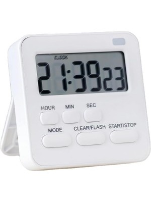 Masa Saati ve Kronometre, Alarm ve Geri Sayım Özellikli