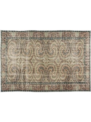 Apex Halı El Dokuması Vintage Yün-Pamuk Retro Halı 10288 182 x 266 cm
