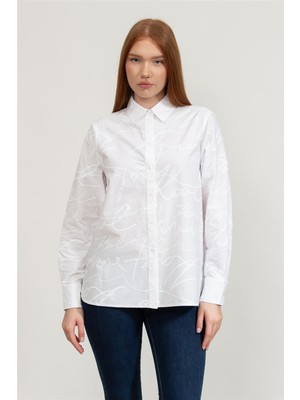 Karl Lagerfeld Women's Shirt Multicolor