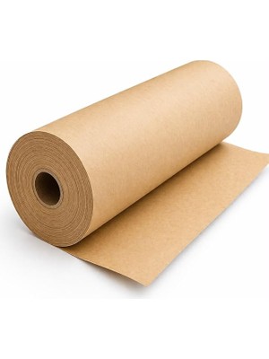 & Blue Home Kraft Kağıt Rulosu – Paketleme ve Ambalaj Kağıdı, Koli ve Kargo Paketleme Kağıdı, Hediye Paketleme (50CM x 10MT)