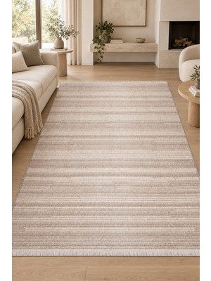 Ally Carpet Plumo Enso Vizon Beyaz Özel Ölçü Yumuşak Konforlu Robot Süpürge Uyumlu Kolay Temizlenebilir Polyeste