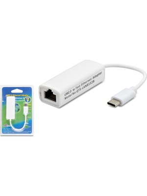 Skygo Type C Usb 2.0 Ethernet Adaptör 10/100 Mbps Beyaz HDX5257