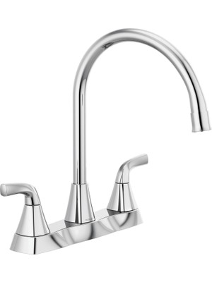 Ms P2935LF Parkwood Iki Saplı Mutfak Bataryası Güverte Montajı, Krom