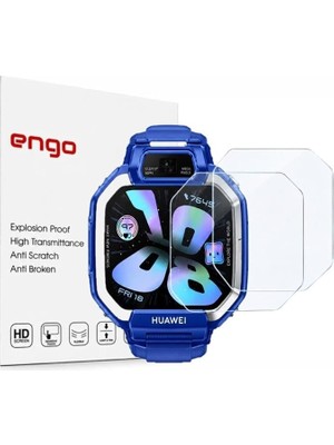 Watch Kids X1 Ile Uyumlu Ekran Koruyucu Nano Parlak Çizilmeye Dayanıklı Akıllı Saat Koruması, 9h Kırılmaz Esnek Cam, Hd Şeffaf 2 Adet