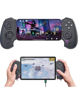 S9 Gaming Phone Controller For iPhone 15/16, iPad 6/7 And Android Phone Tablet, Bluetooth And Type-C Mobile Gamepad With App, For Roblox, Genshin Impact, Call Of Duty, Hall Joystick &trigger