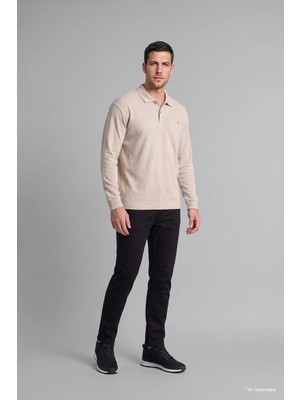 DeFacto Regular Fit Düğmeli Polo Yaka Basic SWEATSHIRT I2039AX26WN