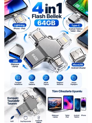 64 GB Flash Bellek Midastech