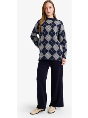 DeFacto Beli Lastikli Cepli Basıc Paça Triko PANTOLON D7511AX25WN