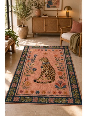 Rugs Modern Halı Mira Loft Özel Tasarım Kahverengi, Bej ve Turkuaz Ince Dokuma Salon Halısı
